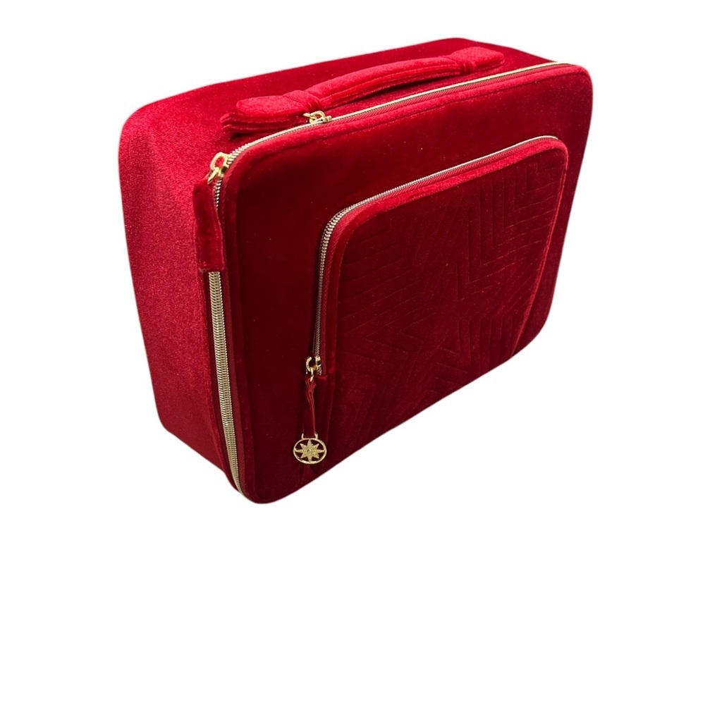 Estee Lauder Large Velour Travel  Cosmetic Case - NWOT